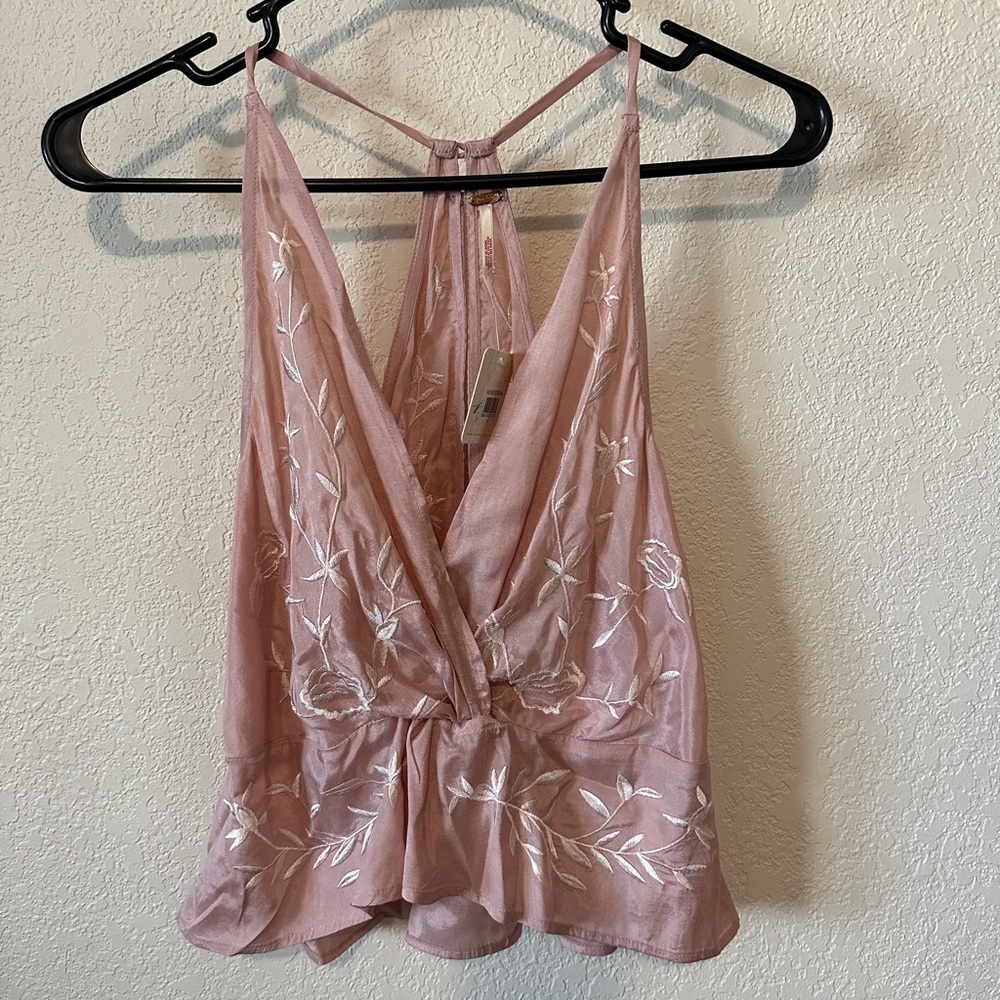 NWT Free People cherry embroidered top XS - Picture 12 of 14